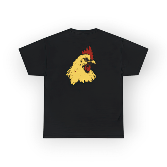 The Natural Life CHICKENS Heavy Cotton Tee - Bowtied Farmer