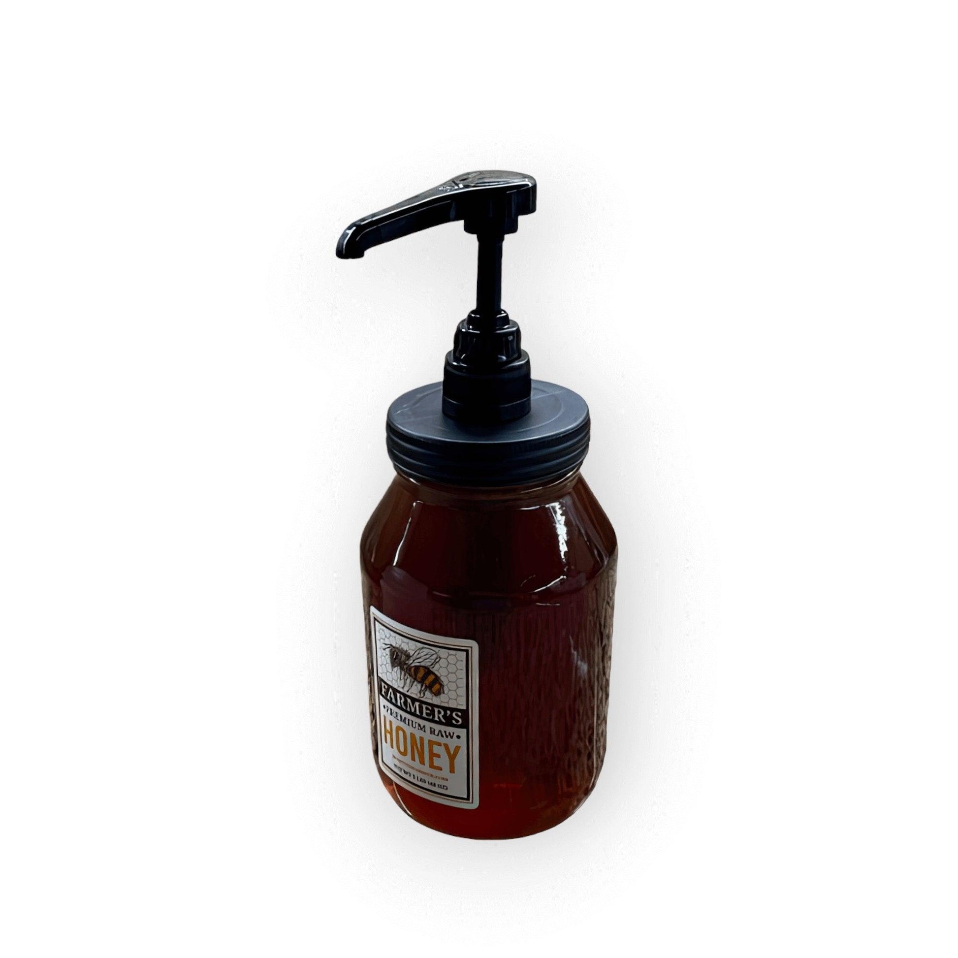 Farmer's Premium Auxiliary Honey Pump (for quart jar only) - Bowtied Farmer
